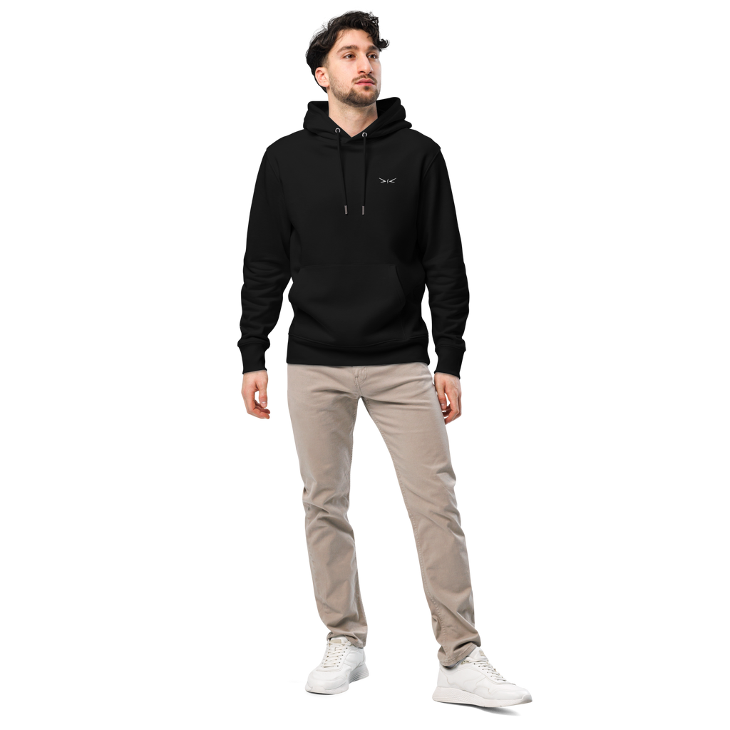 Sakura Hoodie Backprint Schwarz/Navy