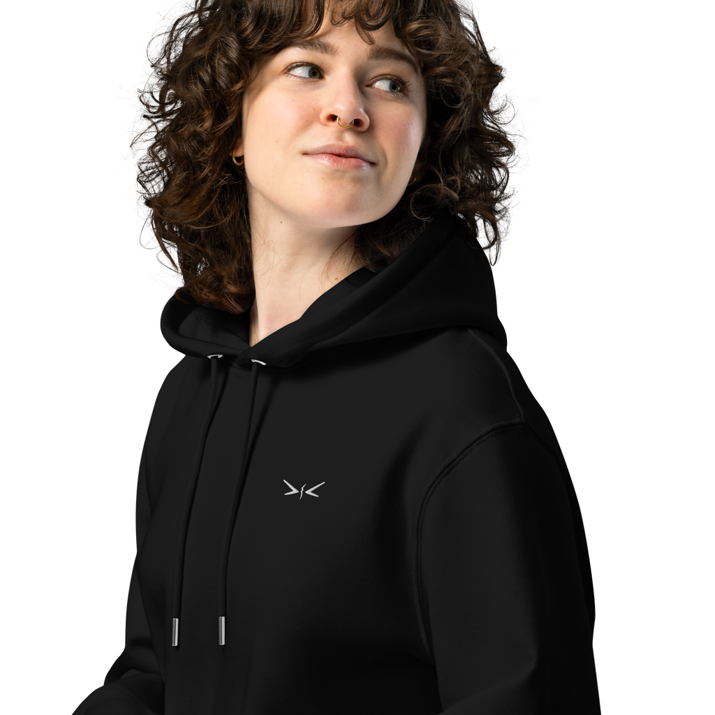 Sakura Hoodie Backprint Schwarz/Navy