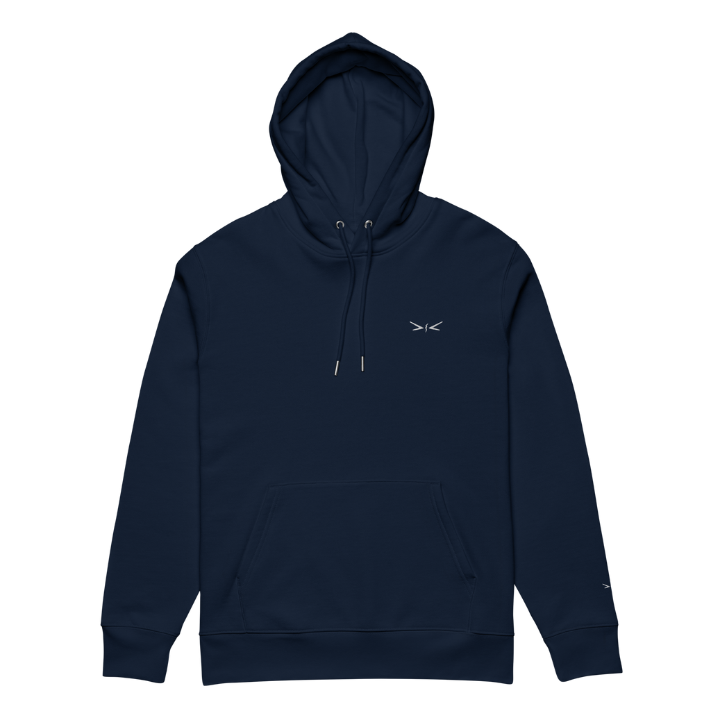 Sakura Hoodie Backprint Schwarz/Navy