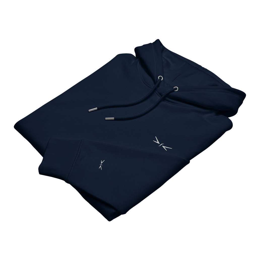 Sakura Hoodie Backprint Schwarz/Navy