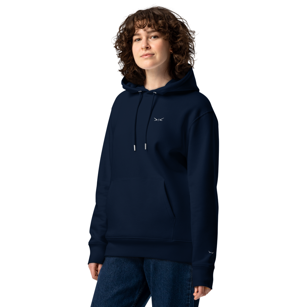 Sakura Hoodie Backprint Schwarz/Navy