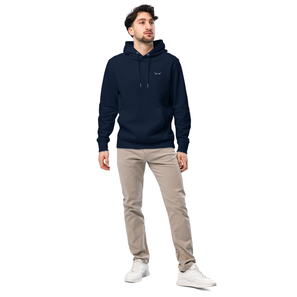 Sakura Hoodie Backprint Schwarz/Navy