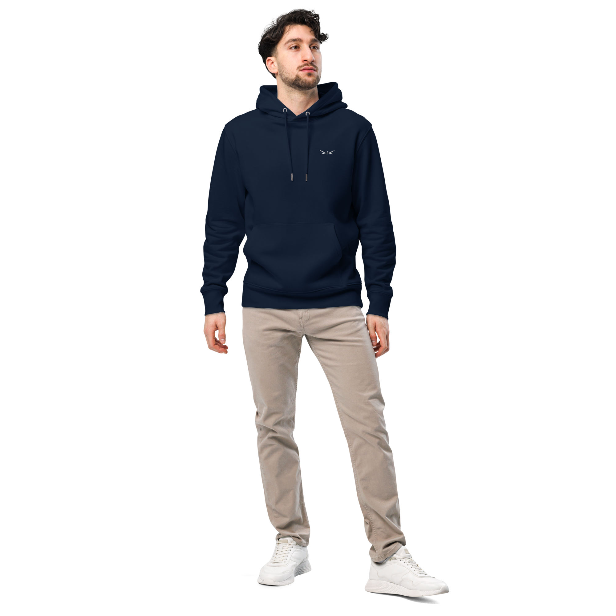 Sakura Hoodie Backprint Schwarz/Navy