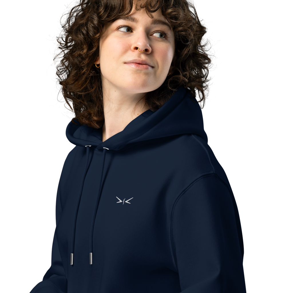 Sakura Hoodie Backprint Schwarz/Navy