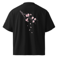 Sakura Shirt Backprint Schwarz/Navy