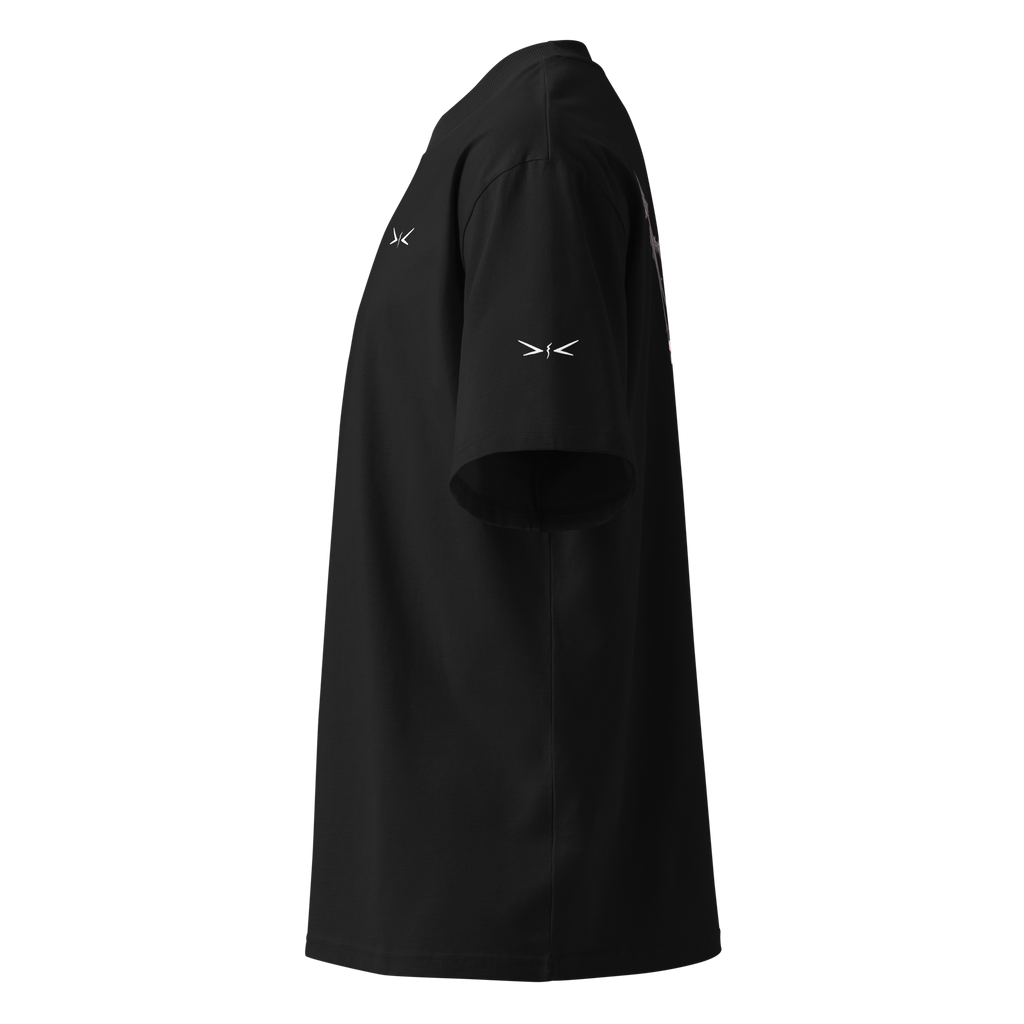 Sakura Shirt Backprint Schwarz/Navy