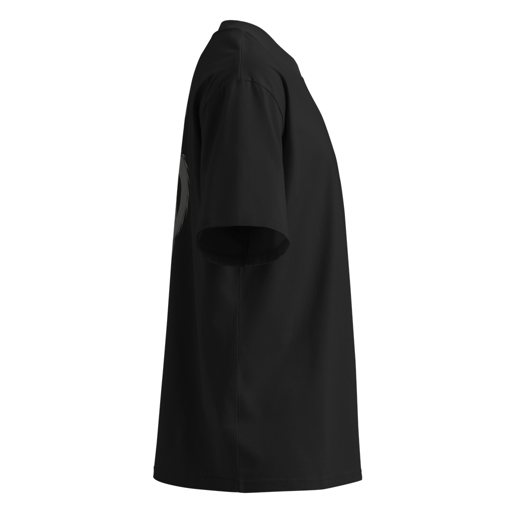 Drache Shirt Schwarz/Weiß