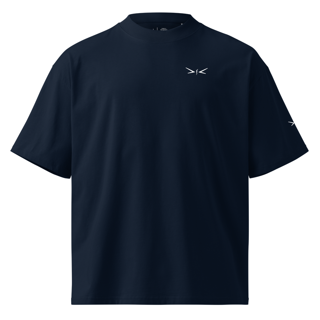 Sakura Shirt Backprint Schwarz/Navy
