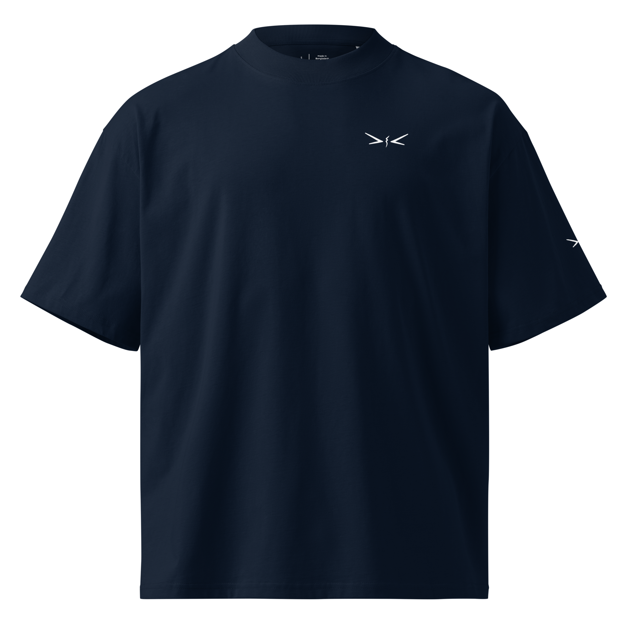 Sakura Shirt Backprint Schwarz/Navy
