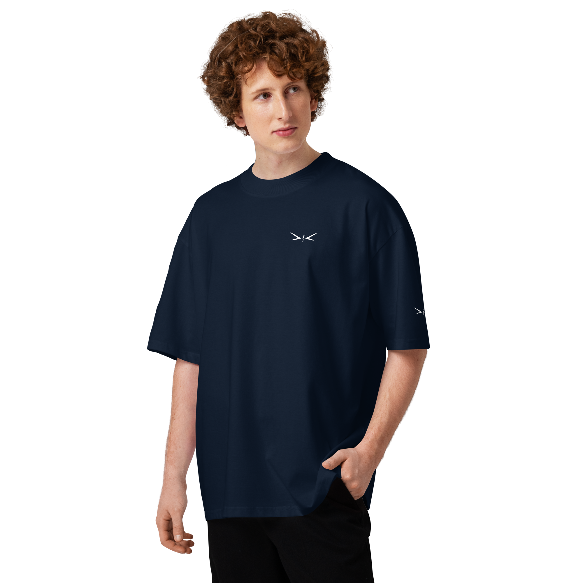 Sakura Shirt Backprint Schwarz/Navy