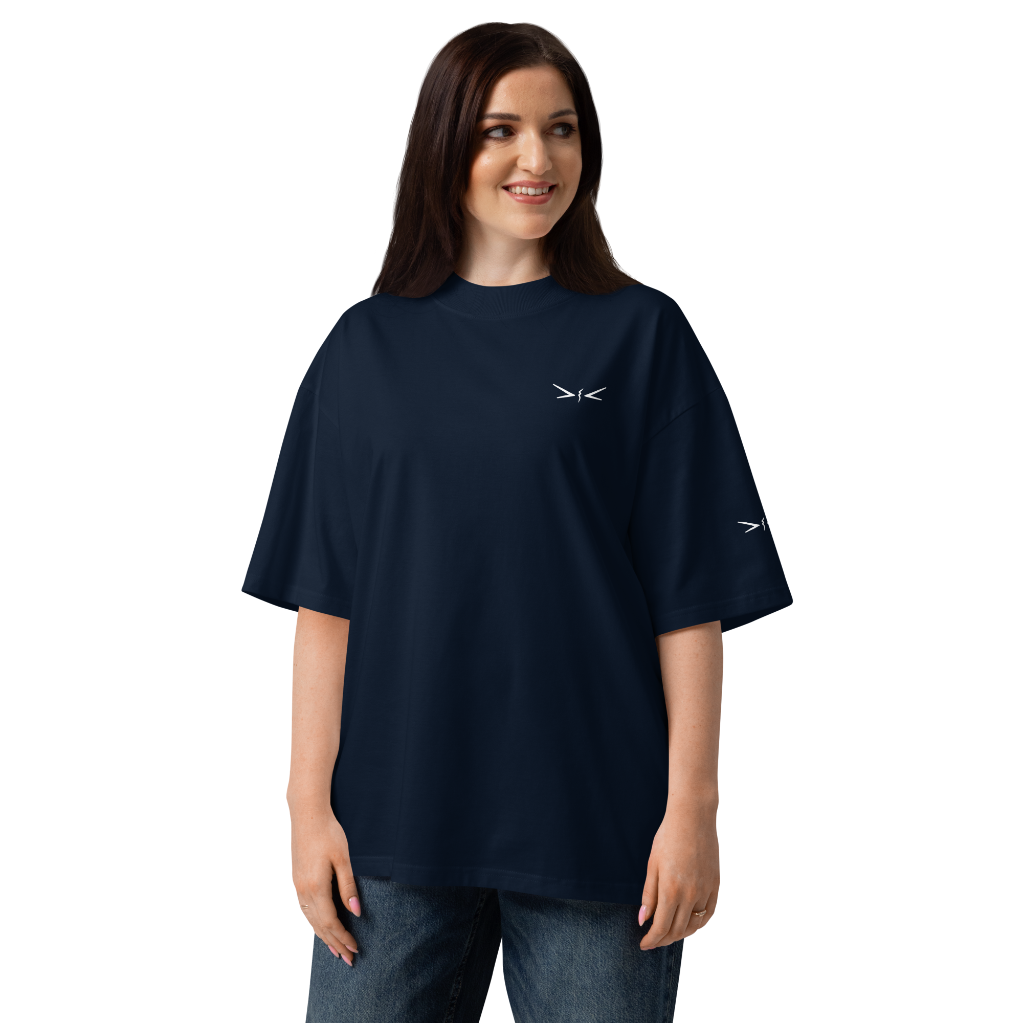 Sakura Shirt Backprint Schwarz/Navy