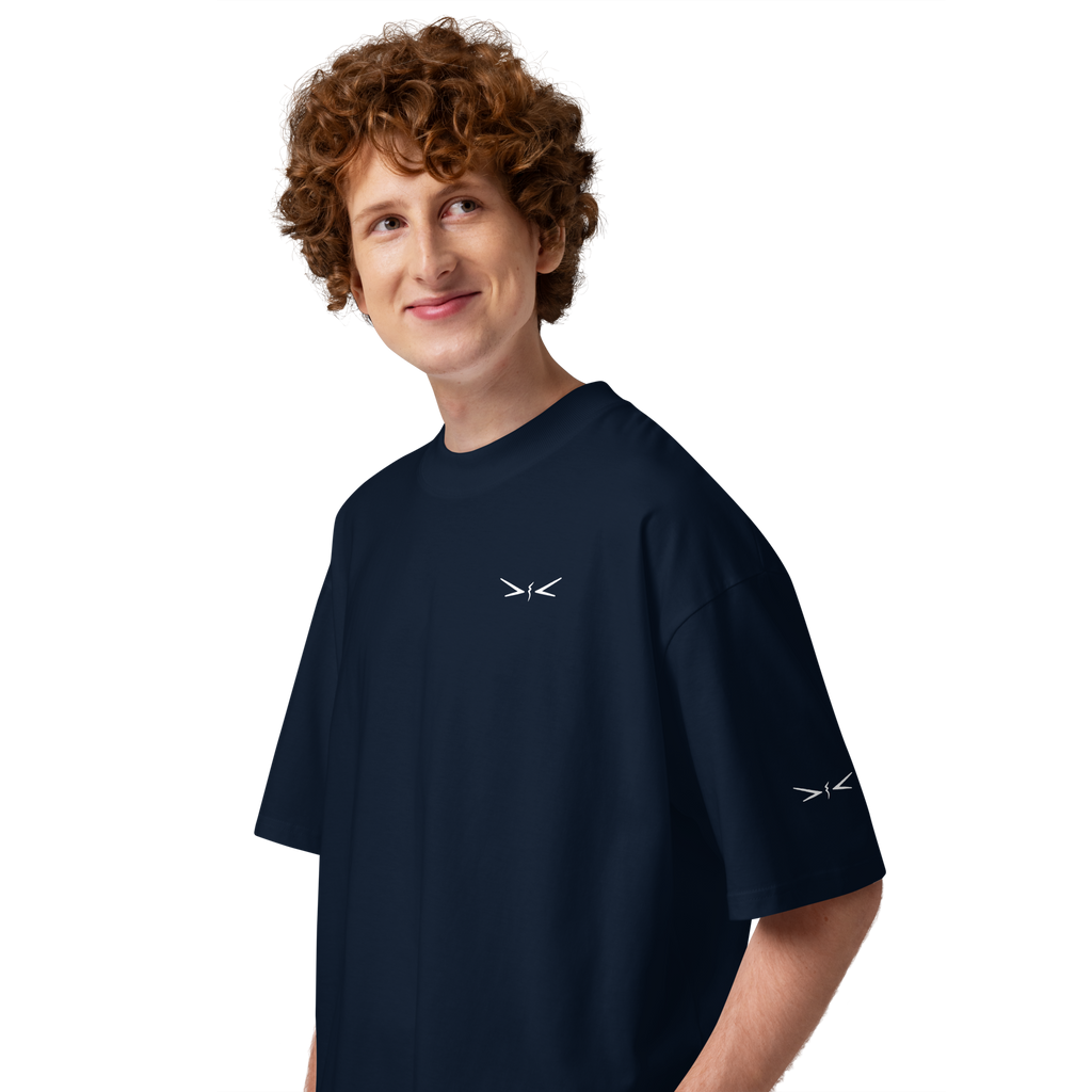 Sakura Shirt Backprint Schwarz/Navy