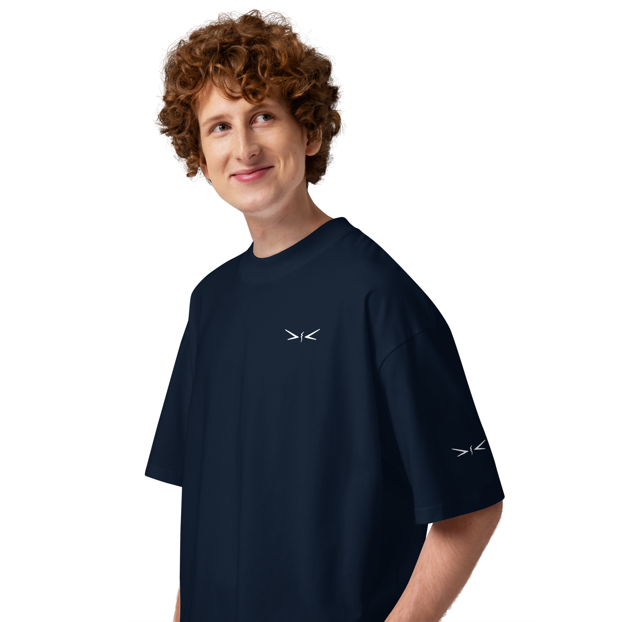 Sakura Shirt Backprint Schwarz/Navy