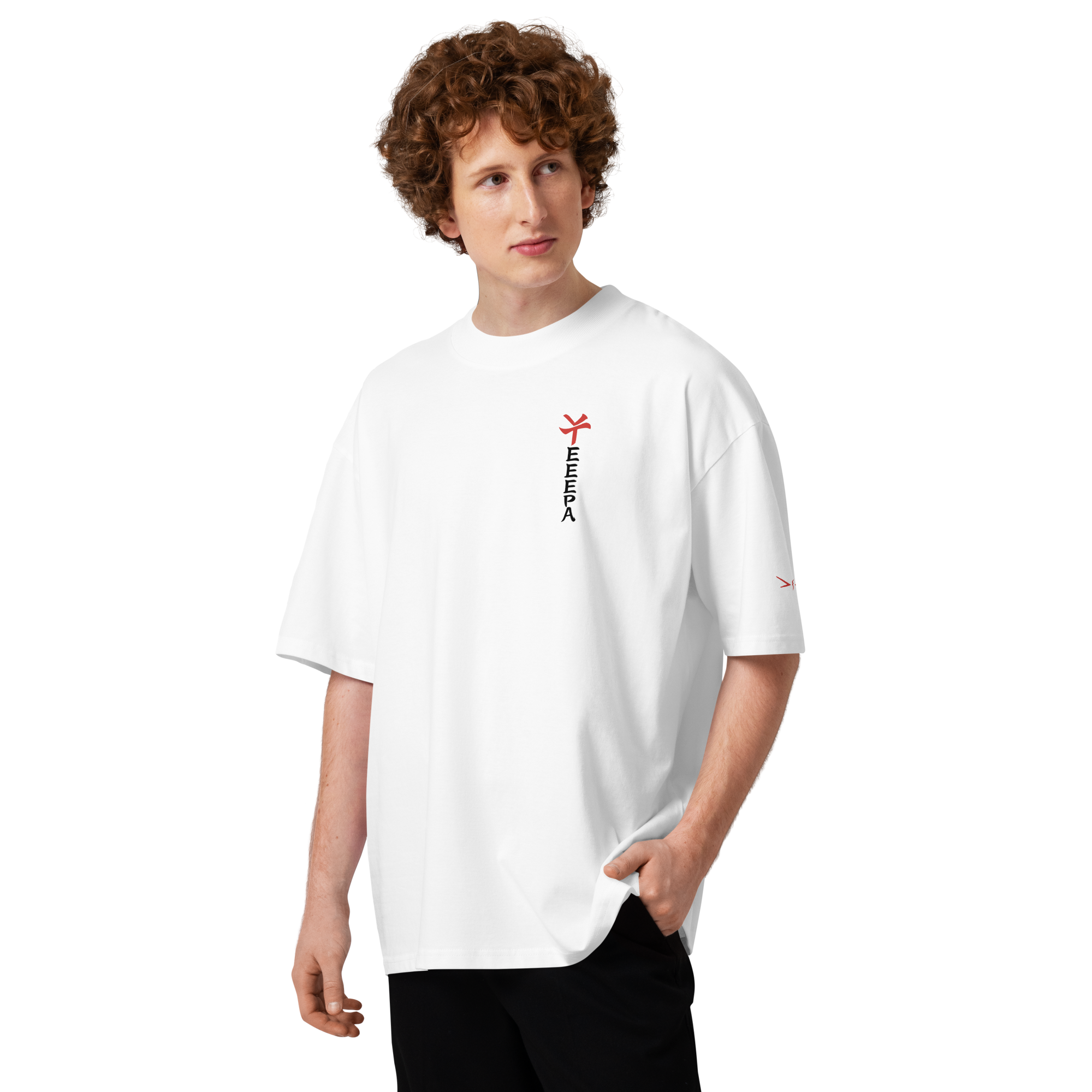 Drache Shirt Schwarz/Weiß