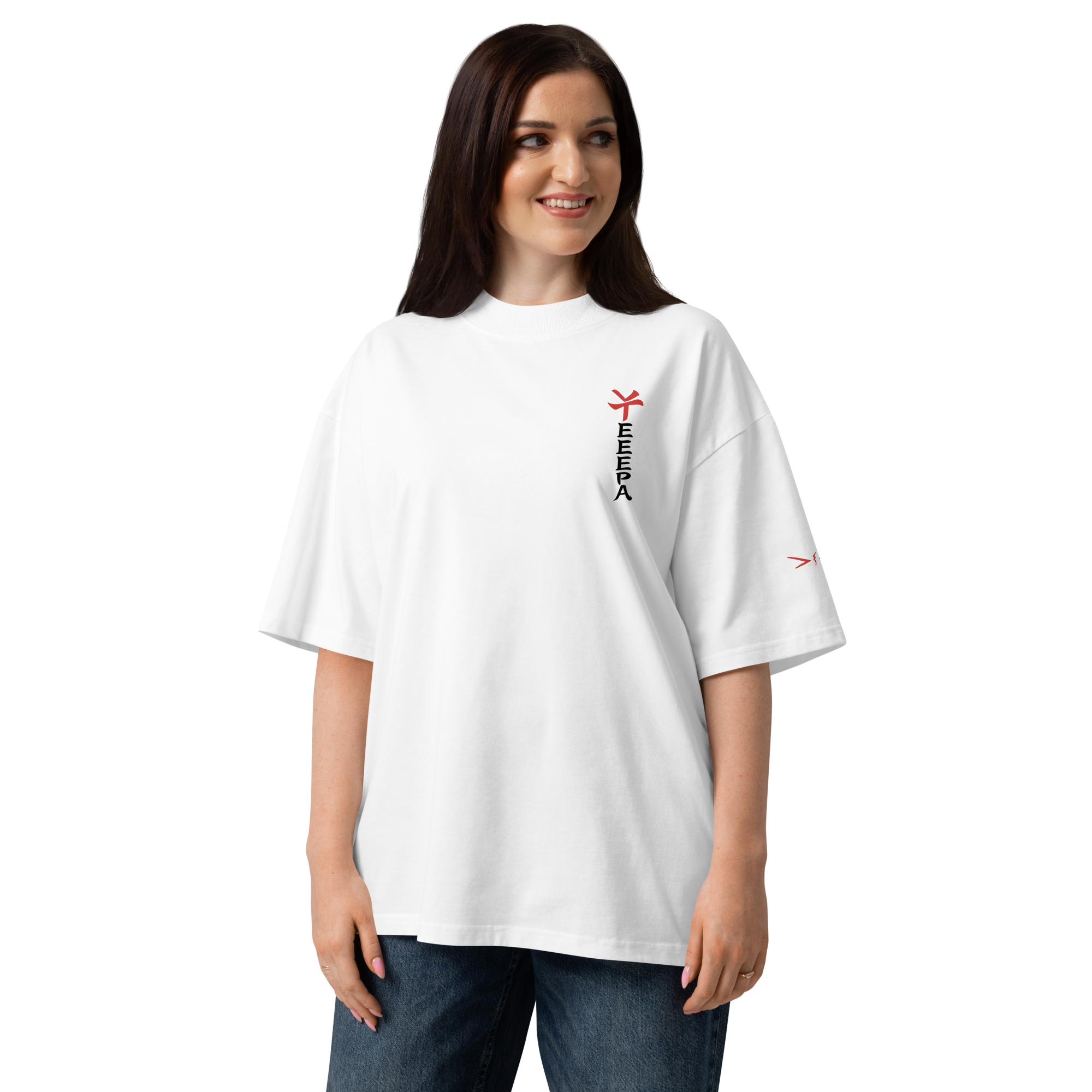 Drache Shirt Schwarz/Weiß
